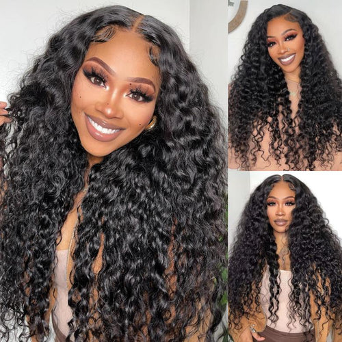 💖 Water Wave Glueless Wig – 7×5 Lace, Full-Bodied Natural Flow for Everyday Wear