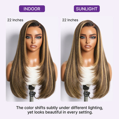 All-Day Comfort Butterfly Cut Glueless HD Lace Wig