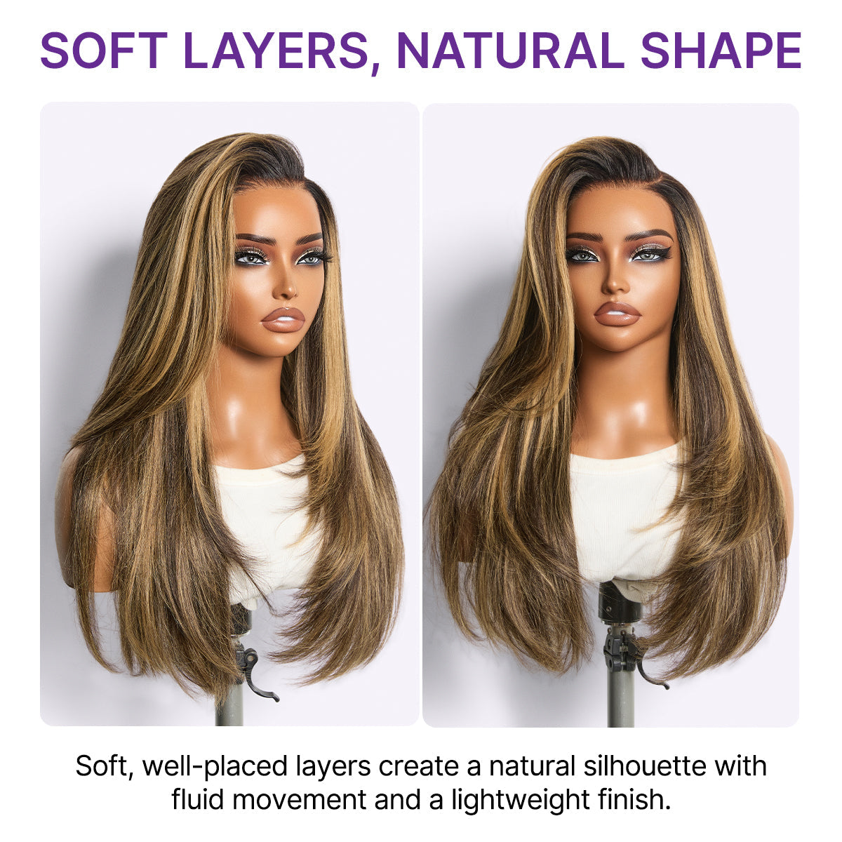 All-Day Comfort Butterfly Cut Glueless HD Lace Wig