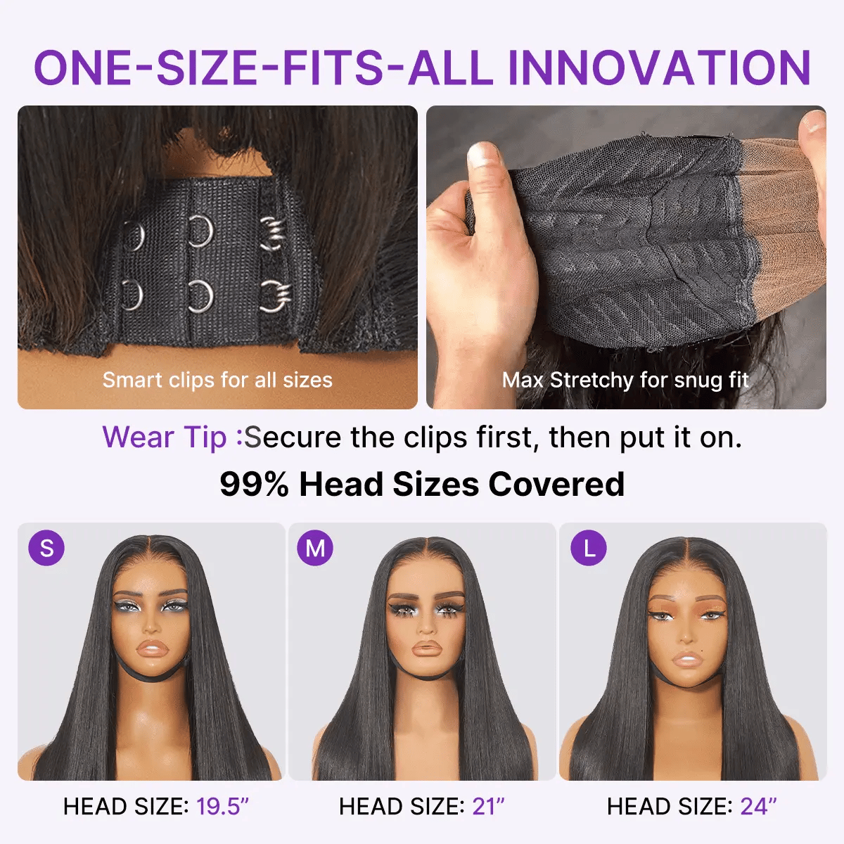 All-Day Comfort Butterfly Cut Glueless HD Lace Wig