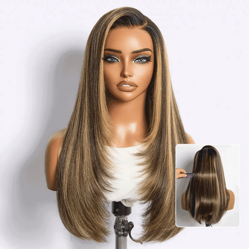 All-Day Comfort Butterfly Cut Glueless HD Lace Wig