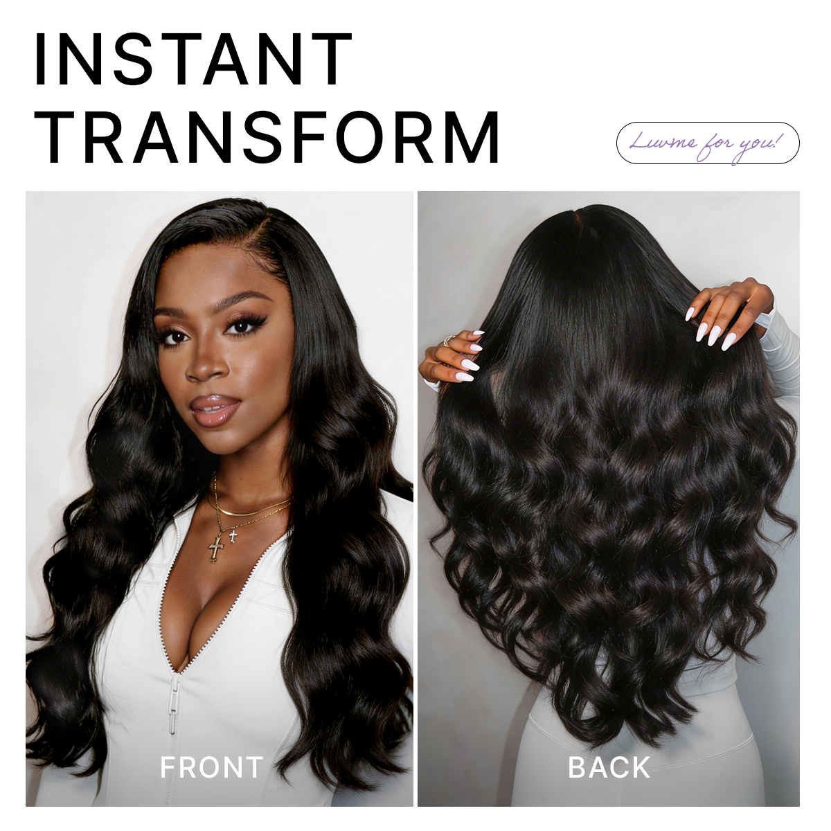 Loose Body Wave 7x6 HD Lace Wig – Glueless, Pre-Cut Closure