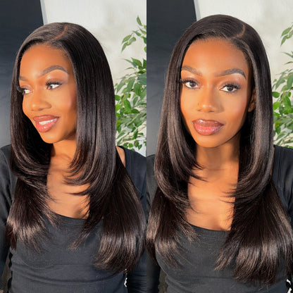 All-Day Comfort Butterfly Cut Glueless HD Lace Wig