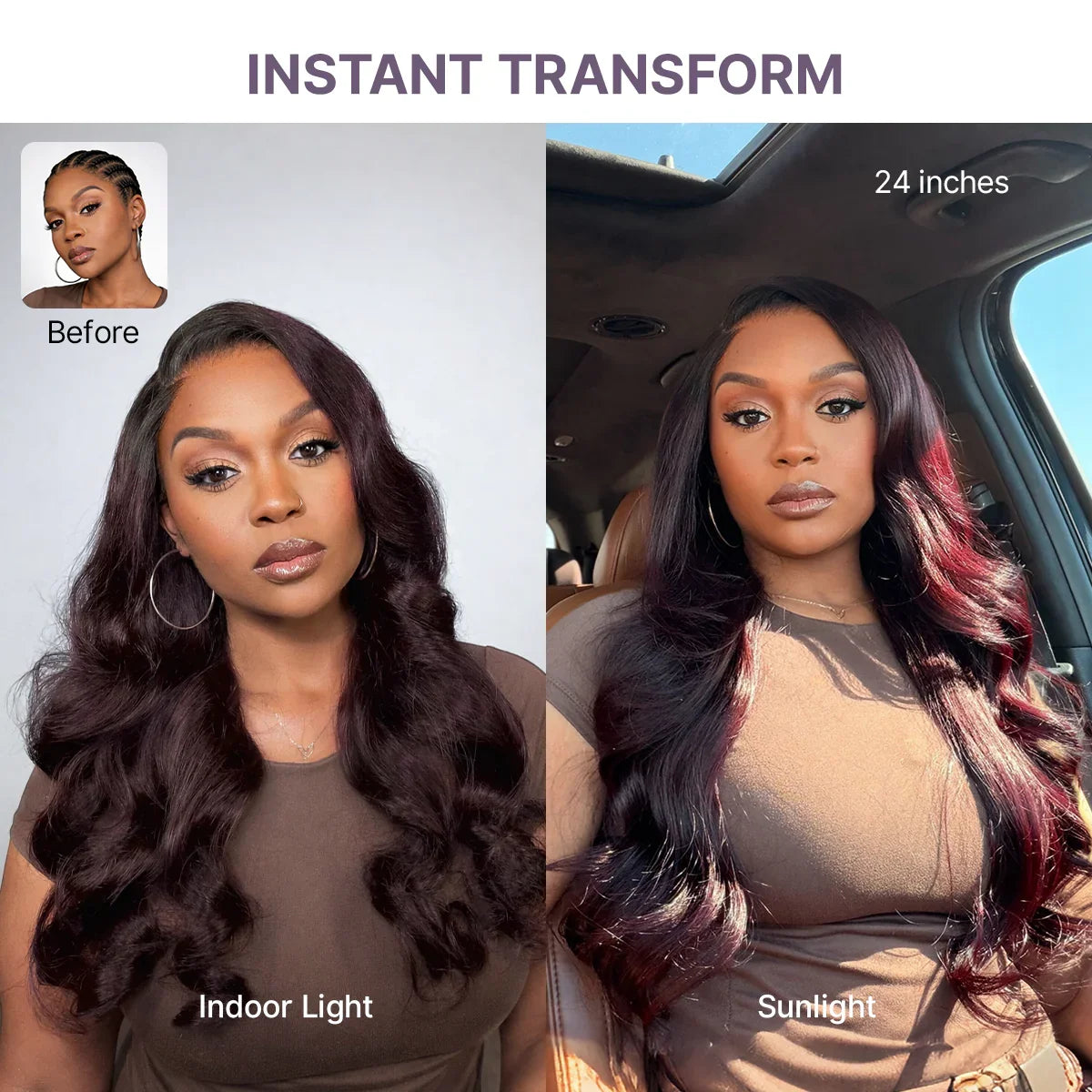 Loose Body Wave 7x6 HD Lace Wig – Glueless, Pre-Cut Closure