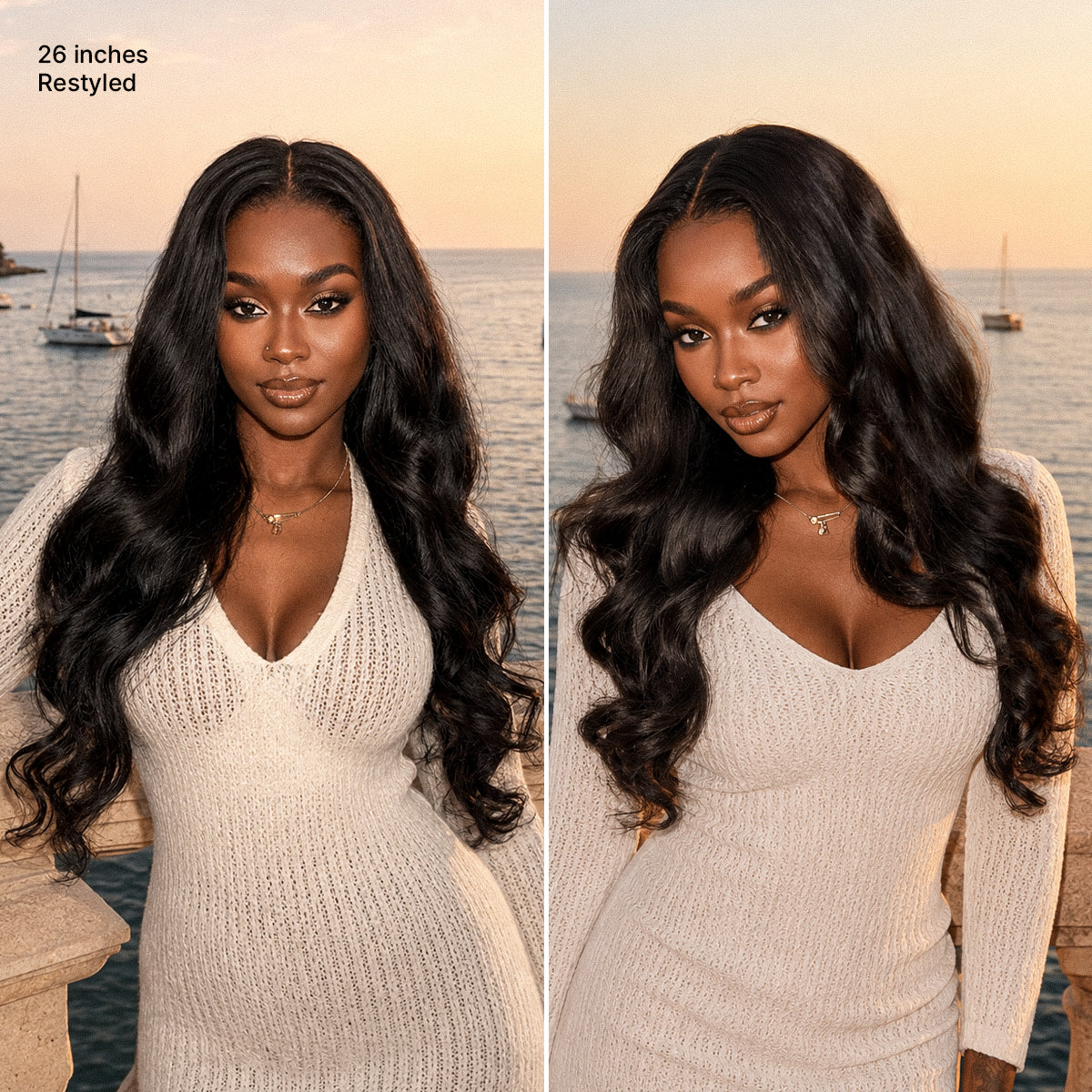 Loose Body Wave 7x6 HD Lace Wig – Glueless, Pre-Cut Closure