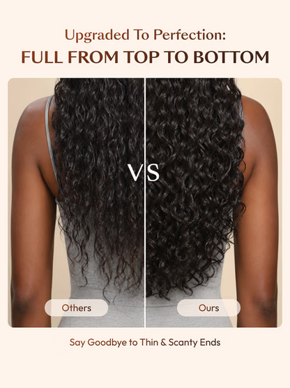 💖 Water Wave Glueless Wig – 7×5 Lace, Full-Bodied Natural Flow for Everyday Wear