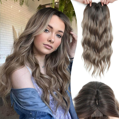✨✨ Final Hours – 2026 New Lightweight & Breathable Wavy Hair Topper
