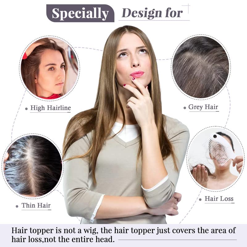 ✨✨ Final Hours – 2026 New Lightweight & Breathable Wavy Hair Topper