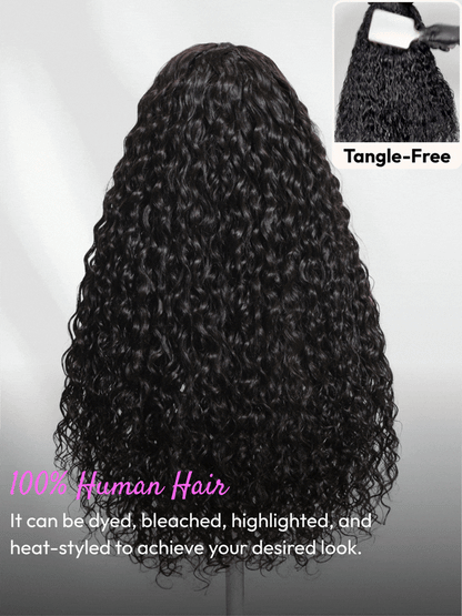 💖 Water Wave Glueless Wig – 7×5 Lace, Full-Bodied Natural Flow for Everyday Wear