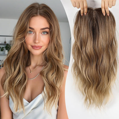 ✨✨ Final Hours – 2026 New Lightweight & Breathable Wavy Hair Topper